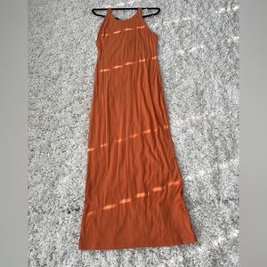 JLUXLABEL Rust Orange Maxi Tank Dress